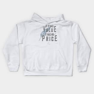 VALUE WHITE Kids Hoodie